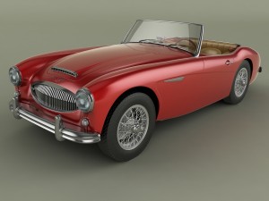 austin-healey 3000 2plus2 mk2 Modèle 3D