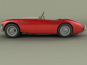 austin-healey 3000 2plus2 mk2 3D Model