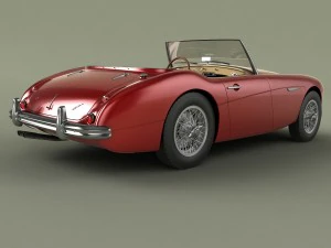 austin-healey 3000 2plus2 mk2 3D Model