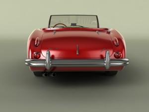 austin-healey 3000 2plus2 mk2 3D Model