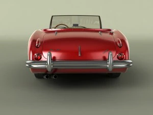 austin-healey 3000 2plus2 mk2 3D Model
