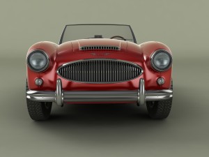 austin-healey 3000 2plus2 mk2 3D Model