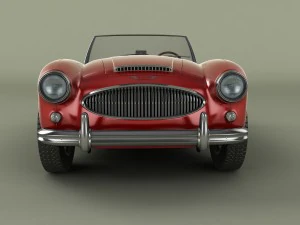 austin-healey 3000 2plus2 mk2 3D Model