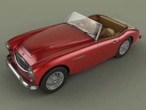austin-healey 3000 2plus2 mk2 3D Model