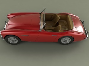 austin-healey 3000 2plus2 mk2 3D Model