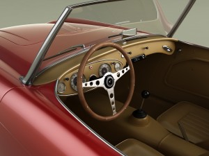 austin-healey 3000 2plus2 mk2 3D Model