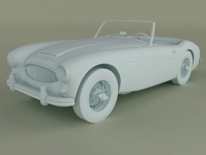 austin-healey 3000 2plus2 mk2 3D Model