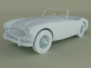austin-healey 3000 2plus2 mk2 3D Model