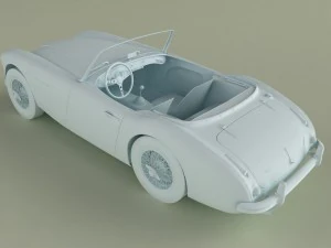 austin-healey 3000 2plus2 mk2 3D Model