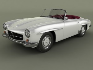 mercedes-benz 190 sl Model 3D