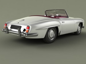 mercedes-benz 190 sl 3D Model