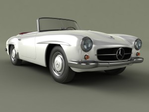 mercedes-benz 190 sl 3D Model