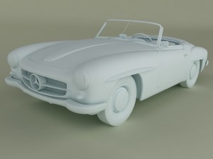 mercedes-benz 190 sl 3D Model