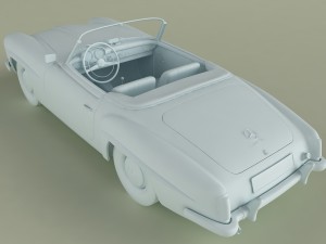 mercedes-benz 190 sl 3D Model