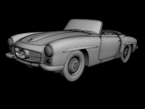 mercedes-benz 190 sl 3D Model