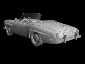 mercedes-benz 190 sl 3D Model