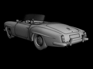 mercedes-benz 190 sl 3D Model
