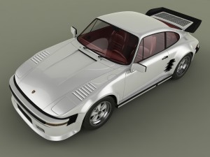 porsche 911 slantnose Modelo 3D