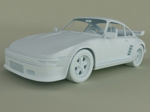 porsche 911 slantnose Modelo 3D