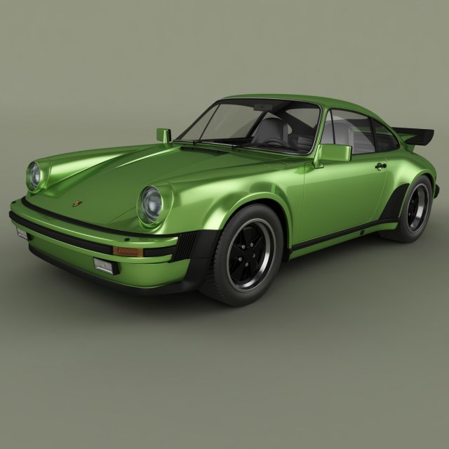 porsche 911 turbo 3D Модель .c4d .max .obj .3ds .fbx .stl .blend 