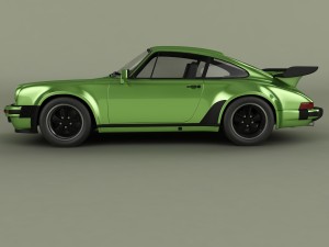 porsche 911 turbo 3D Модель