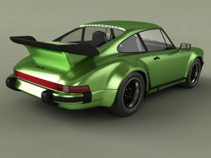 porsche 911 turbo 3D Модель