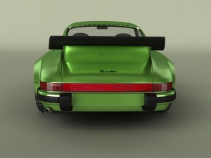 porsche 911 turbo 3D Модель
