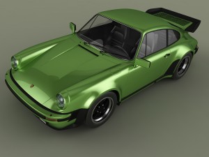porsche 911 turbo 3D Модель