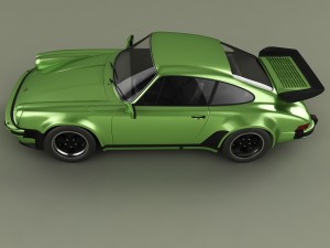 porsche 911 turbo 3D Модель