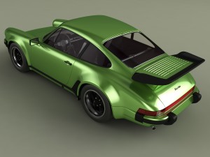 porsche 911 turbo 3D Модель