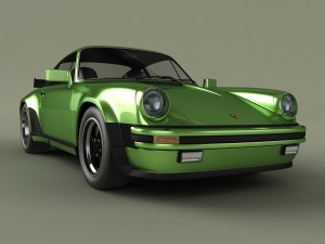 porsche 911 turbo 3D Модель