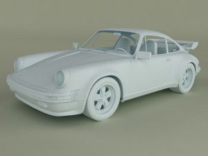 porsche 911 turbo 3D Модель