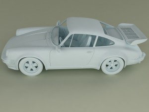 porsche 911 turbo 3D Модель