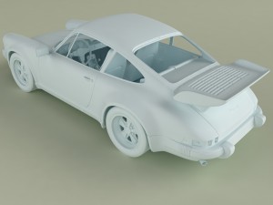 porsche 911 turbo 3D Модель