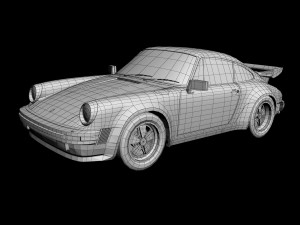porsche 911 turbo 3D Модель