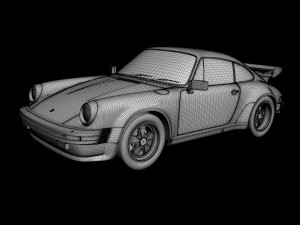 porsche 911 turbo 3D Модель