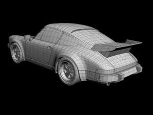 porsche 911 turbo 3D Модель