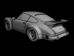 porsche 911 turbo 3D Модель
