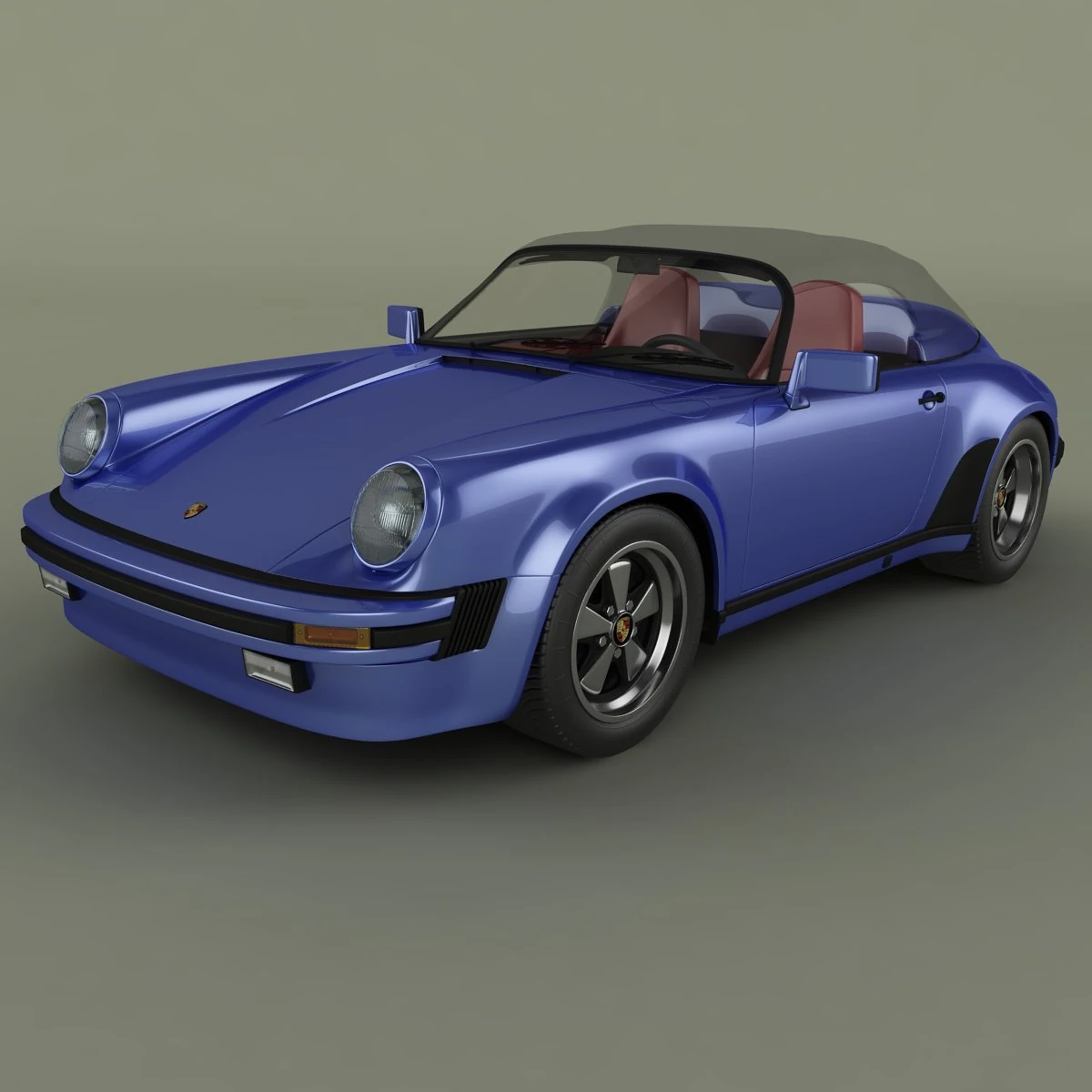 porsche 911 speedster 3D Model .c4d .max .obj .3ds .fbx .stl .blend
