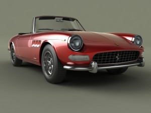 ferrari 275 gts 3D 模型