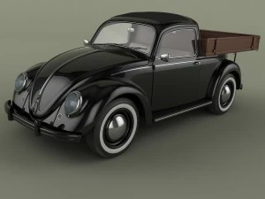 volksvagen beetle pick-up 3D Model