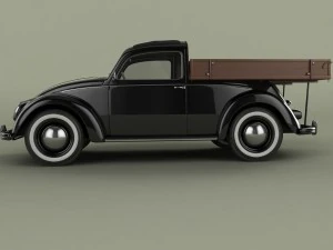 volksvagen beetle pick-up 3D Model