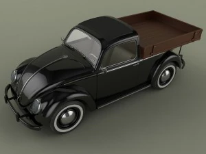 volksvagen beetle pick-up 3D Model