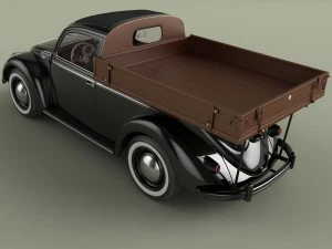 volksvagen beetle pick-up 3D Model