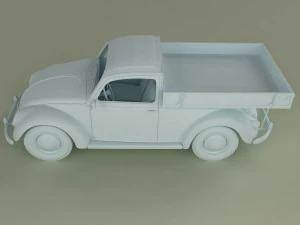 volksvagen beetle pick-up 3D Model