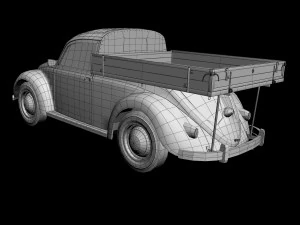 volksvagen beetle pick-up 3D Model