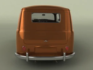 volkswagen beetle van 3D Model