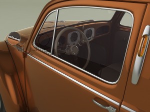 volkswagen beetle van 3D Model