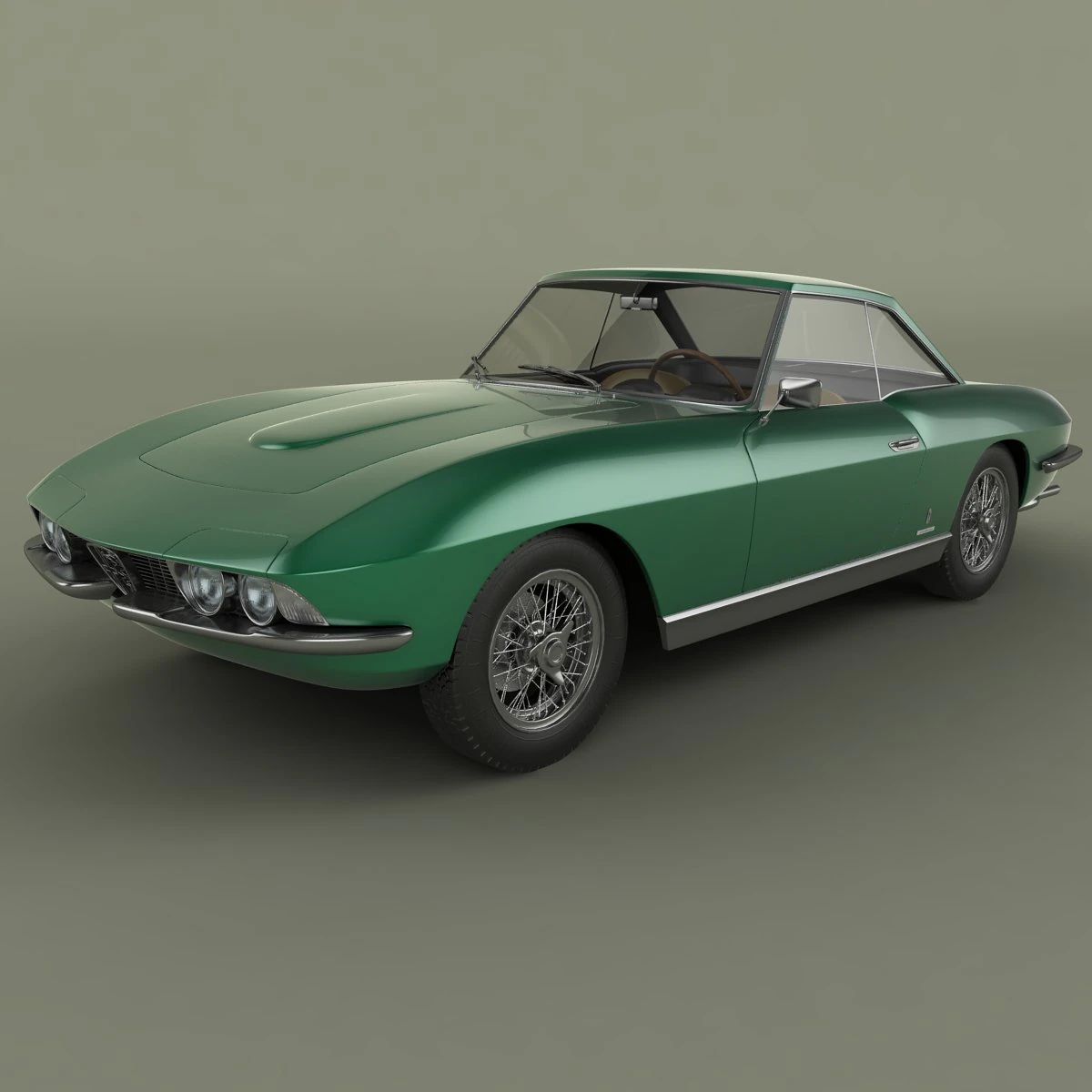 alfa romeo 2600 coupe speciale 3D Model .c4d .max .obj .3ds .fbx .stl .blend 