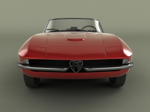 alfa romeo 2600 cabriolet speciale 3D 모델